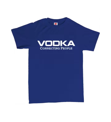 Vodka connecting people - pánské tričko s potiskem