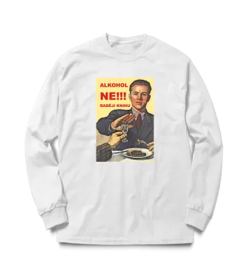 Alkohol NE! Raději knihu - mikina