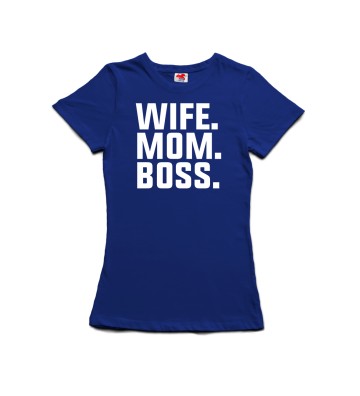 Wife, Mom, Boss - dámské tričko
