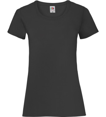 Dámské tričko bez potisku - Fruit of the Loom - Valueweight 165g/m2