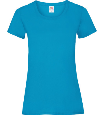 Dámské tričko bez potisku - Fruit of the Loom - Valueweight 165g/m2