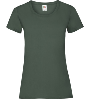 Dámské tričko bez potisku - Fruit of the Loom - Valueweight 165g/m2