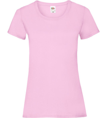 Dámské tričko bez potisku - Fruit of the Loom - Valueweight 165g/m2