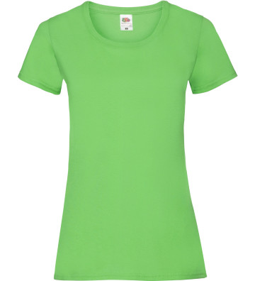 Dámské tričko bez potisku - Fruit of the Loom - Valueweight 165g/m2