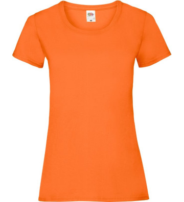 Dámské tričko bez potisku - Fruit of the Loom - Valueweight 165g/m2