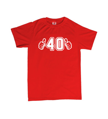 Narozeninové tričko - 40 let