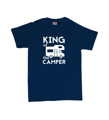King of the camper - obytné auto - pánské tričko s potiskem
