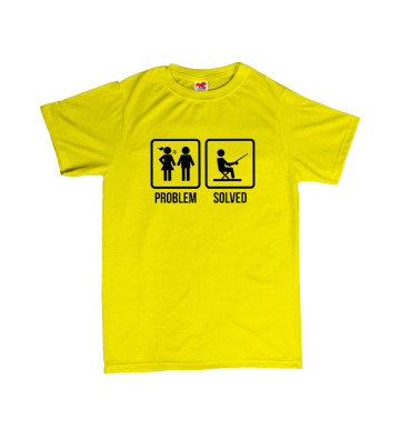 PROBLEM SOLVED - rybaření - pánské tričko s potiskem