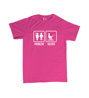 PROBLEM SOLVED - rybaření - pánské tričko s potiskem