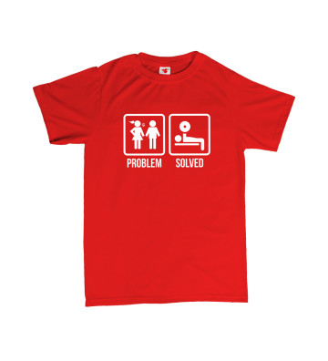 PROBLEM SOLVED - fitness - pánské tričko s potiskem