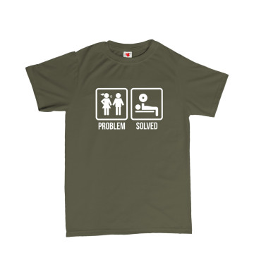 PROBLEM SOLVED - fitness - pánské tričko s potiskem