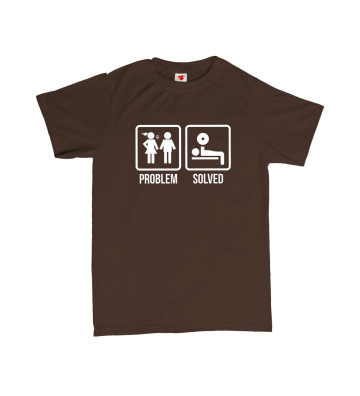 PROBLEM SOLVED - fitness - pánské tričko s potiskem