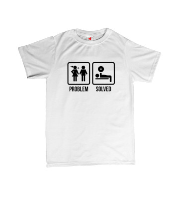 PROBLEM SOLVED - fitness - pánské tričko s potiskem