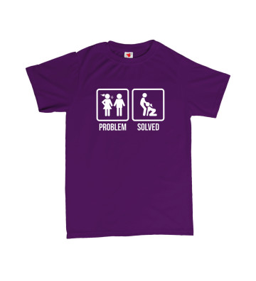 PROBLEM SOLVED - sex - pánské tričko s potiskem