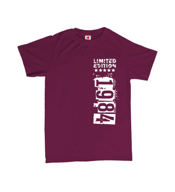 Narozeninové tričko - limited edition - vlastní rok narození