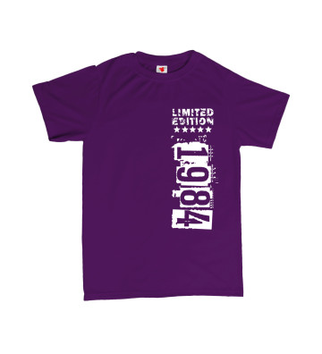 Narozeninové tričko - limited edition - vlastní rok narození