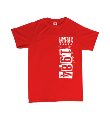 Narozeninové tričko - limited edition - vlastní rok narození