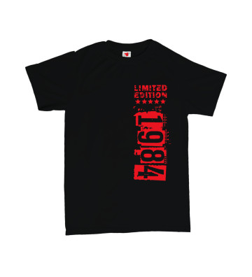 Narozeninové tričko - limited edition - vlastní rok narození