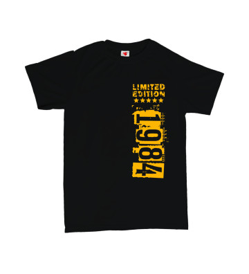 Narozeninové tričko - limited edition - vlastní rok narození