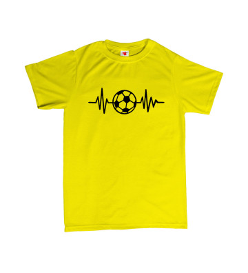 Fotbal - EKG křivka - pánské tričko s potiskem