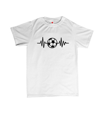 Fotbal - EKG křivka - pánské tričko s potiskem