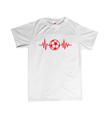 Fotbal - EKG křivka - pánské tričko s potiskem