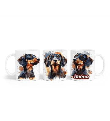 Jezevčík - hrníček se jménem psa