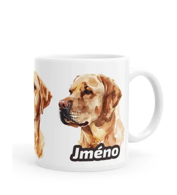 Labrador - hrníček se jménem psa