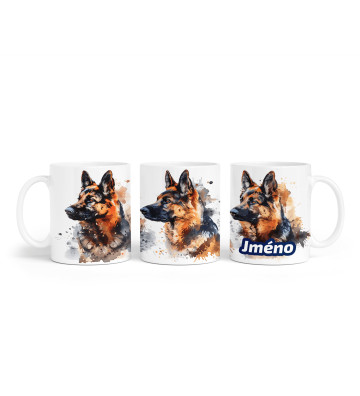 Německý ovčák - hrníček se jménem psa