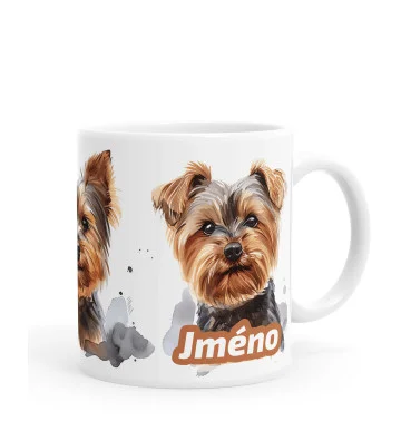 Yorkshire - hrníček se jménem psa