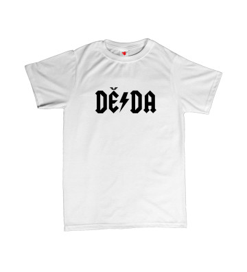 Děda - AC/DC - pánské tričko s potiskem