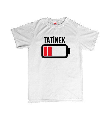 Baterie - tatínek - pánské tričko s potiskem