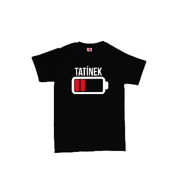 Baterie - tatínek - pánské tričko s potiskem