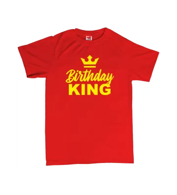 Birthday King - pánské tričko s potiskem