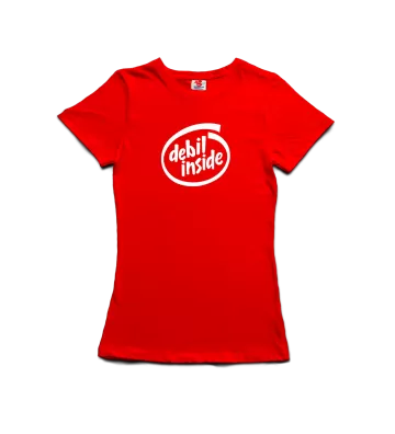 Debil Inside - dámské tričko s potiskem