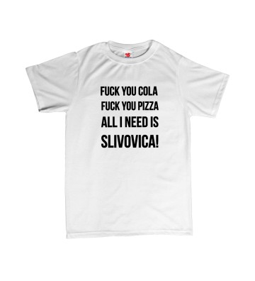 All I need is slivovica - pánské tričko s potiskem