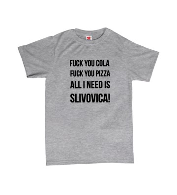 All I need is slivovica - pánské tričko s potiskem