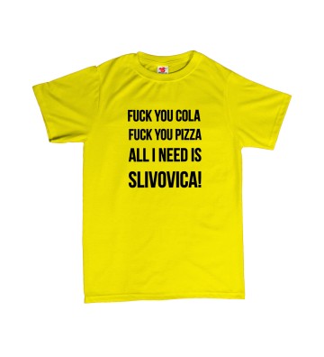 All I need is slivovica - pánské tričko s potiskem