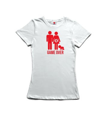 Game over rodina - dámské tričko s potiskem