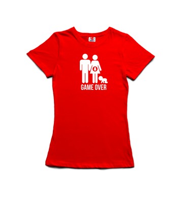 Game over rodina - dámské tričko s potiskem