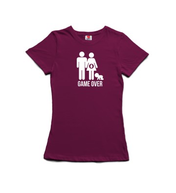 Game over rodina - dámské tričko s potiskem