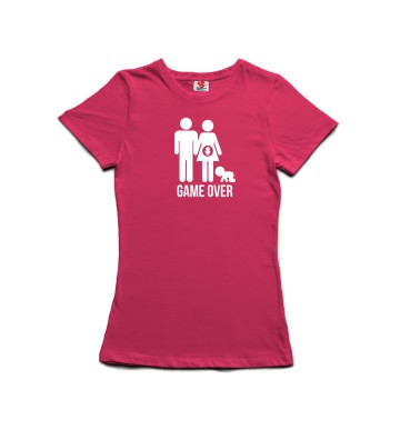 Game over rodina - dámské tričko s potiskem