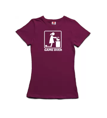 Game over manželka - dámské tričko s potiskem