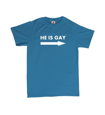 He is gay - pánské tričko s...