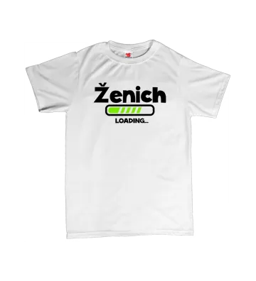 Loading ženich - pánské tričko s potiskem