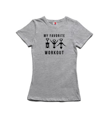 My favorite workout - dámské tričko s potiskem