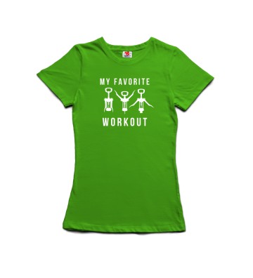 My favorite workout - dámské tričko s potiskem