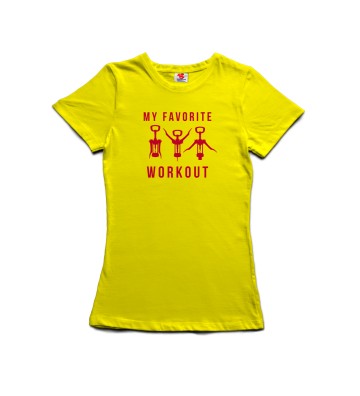 My favorite workout - dámské tričko s potiskem