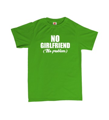 No girlfriend - pánské tričko s potiskem