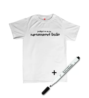 Podepiš se mi na narozeninové tričko - pánské tričko s potiskem